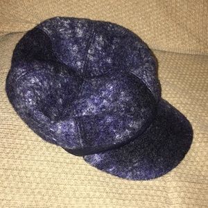 💙💜💙NWT Giovannio New York Wool Blend/Leather Hat